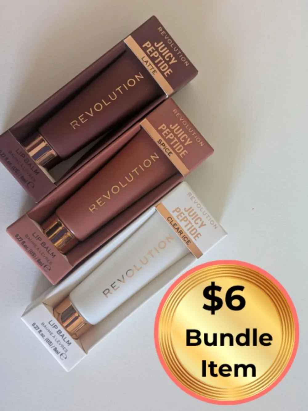 🔥 ADD TO ANY BUNDLE FOR JUST $6!! | Revolution Pout Lip Balm 🤎🩷🤍